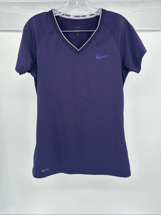 Nike Tops - Nike Purple V-Neck Short Sleeve Performance Tee